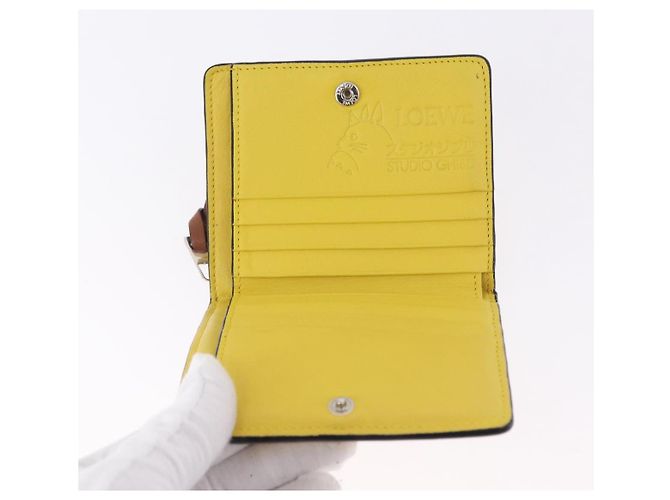 LOEWE x Studio Ghibli Mi Vecino Totoro Cartera Totoro Medium Auth 167443SAM Castaño Amarillo - vista 9