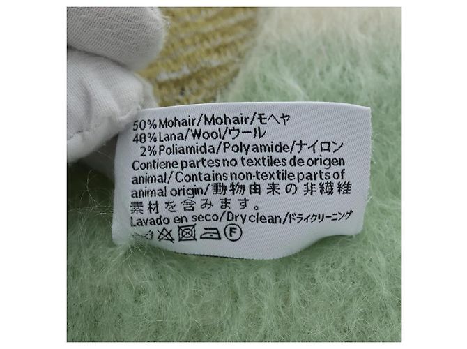 LOEWE x Studio Ghibli Spirited Away Ootori Scarf mohair Green Auth 167477SM Verde - vista 18