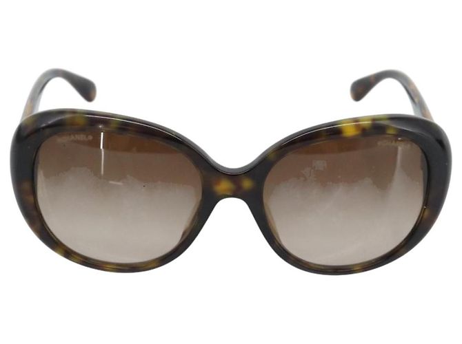 CHANEL Sonnenbrille Kunststoff Brown CC Auth bs36570 Braun - Ansicht 13