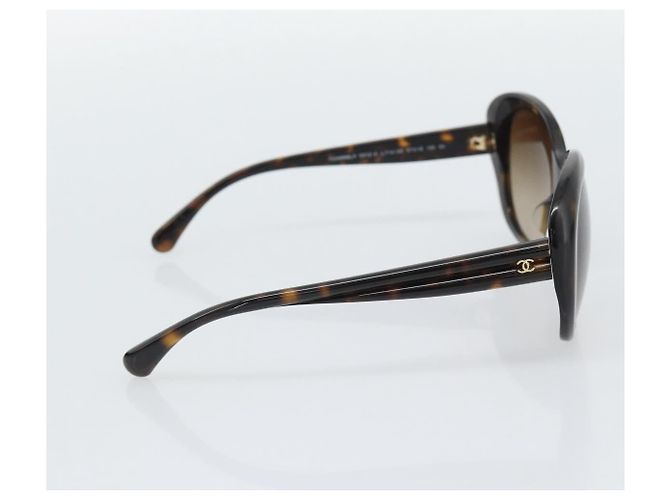CHANEL Sonnenbrille Kunststoff Brown CC Auth bs36570 Braun - Ansicht 3