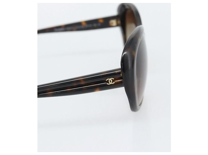 CHANEL Sonnenbrille Kunststoff Brown CC Auth bs36570 Braun - Ansicht 4