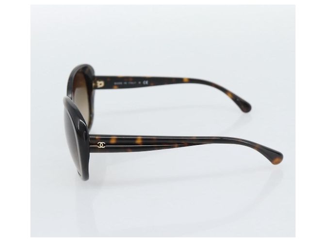 CHANEL Sonnenbrille Kunststoff Brown CC Auth bs36570 Braun - Ansicht 5