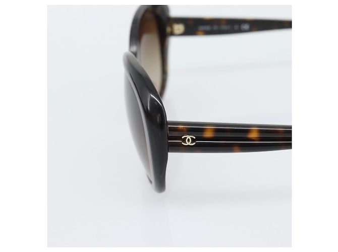 CHANEL Sonnenbrille Kunststoff Brown CC Auth bs36570 Braun - Ansicht 6