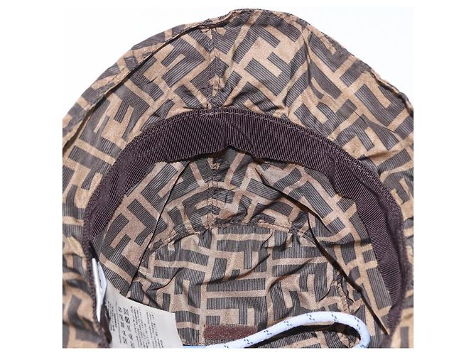 FENDI x FRGMT x POKEMON Bucket Hat Dratini Nylon Brown Blue Auth 167450SM Braun Blau - Ansicht 15