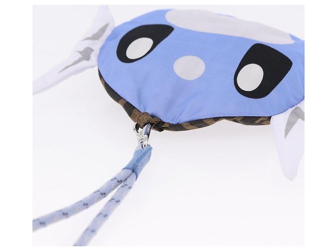 FENDI x FRGMT x POKEMON Bucket Hat Dratini Nylon Brown Blue Auth 167450SM Braun Blau - Ansicht 20