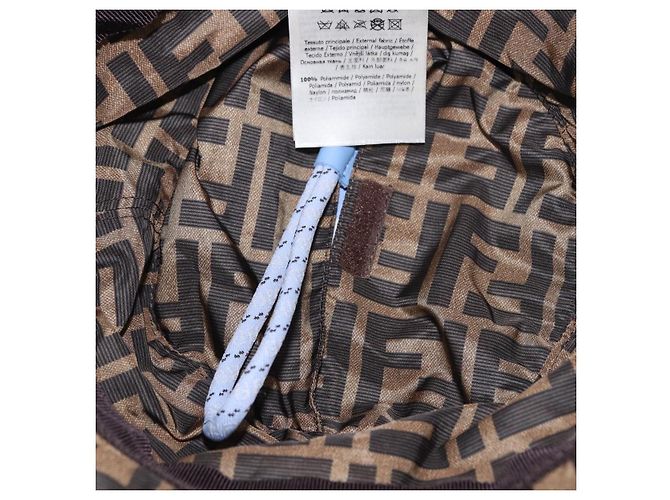 FENDI x FRGMT x POKEMON Bucket Hat Dratini Nylon Brown Blue Auth 167450SM Braun Blau - Ansicht 8