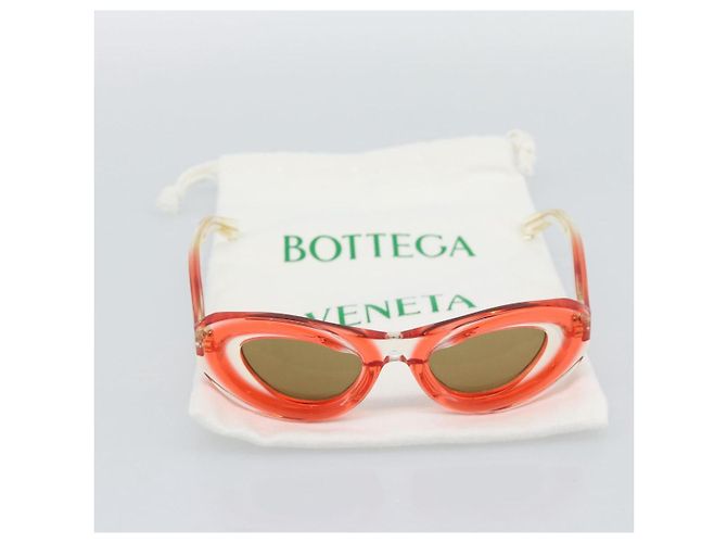 Gafas de sol BOTTEGA VENETA Plástico Rojo Auth BA14133M Roja - vista 12
