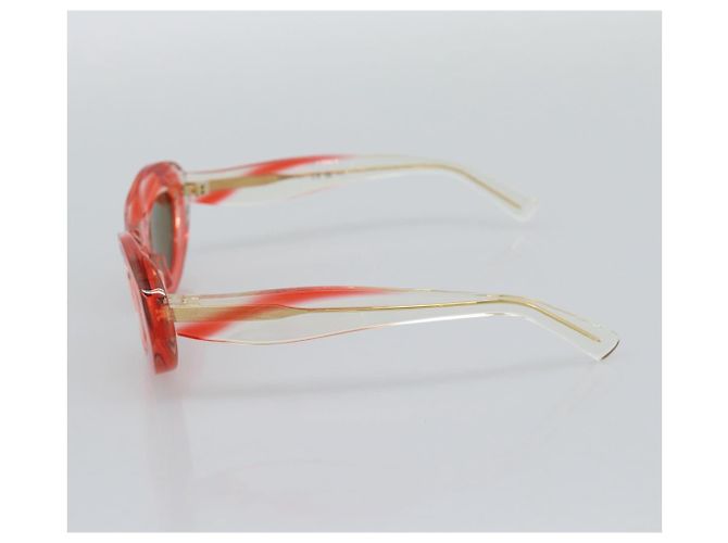 Gafas de sol BOTTEGA VENETA Plástico Rojo Auth BA14133M Roja - vista 4