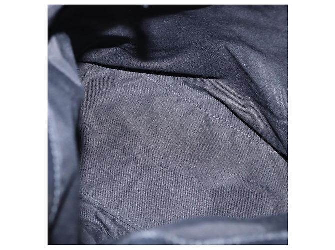 Saco Tote GUCCI GG Canvas Preto Prata 31244 Auth 192522 - vista 11