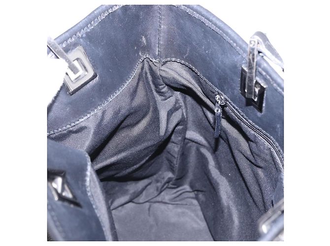 Saco Tote GUCCI GG Canvas Preto Prata 31244 Auth 192522 - vista 19