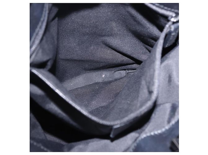 Saco Tote GUCCI GG Canvas Preto Prata 31244 Auth 192522 - vista 22