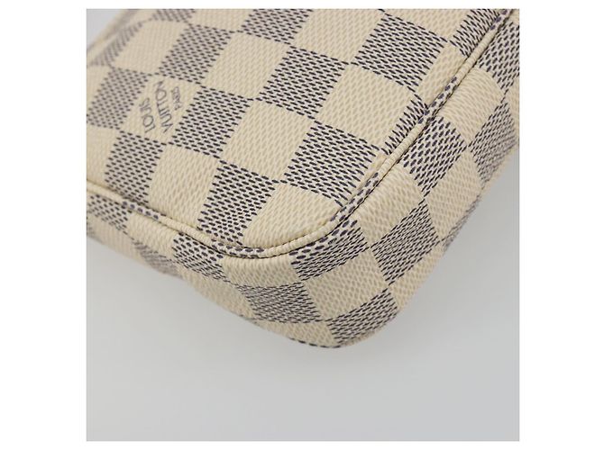 LOUIS VUITTON Damier Azur Pochette Accessoires Pouch N51986 LV Auth 194573V - vista 15