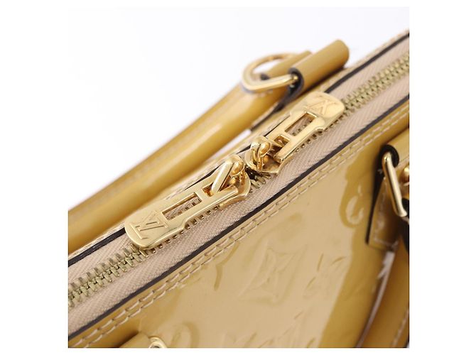 Borsa a mano LOUIS VUITTON Monogram Vernis Alma PM Galet LV Auth 192614 - vista 10