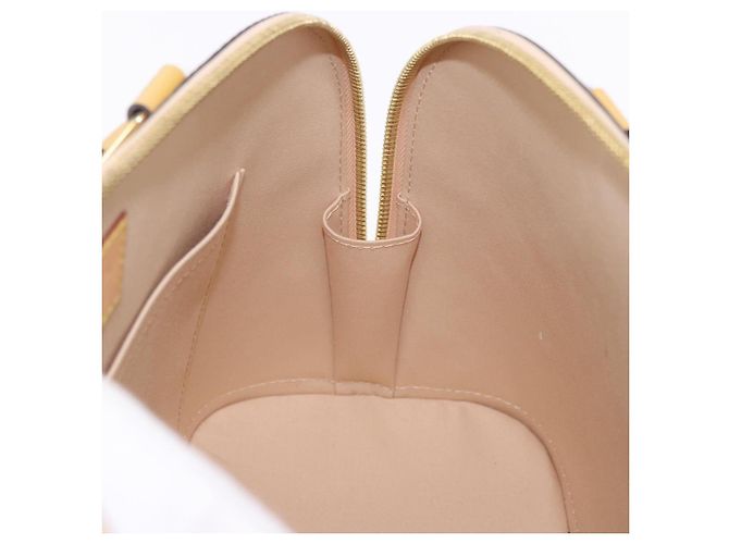 Borsa a mano LOUIS VUITTON Monogram Vernis Alma PM Galet LV Auth 192614 - vista 19