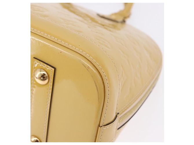 Borsa a mano LOUIS VUITTON Monogram Vernis Alma PM Galet LV Auth 192614 - vista 9