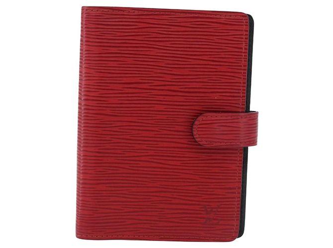 LOUIS VUITTON Epi Agenda PM Copertina Agenda Rossa R20057 LV Auth 193386 - vista 13