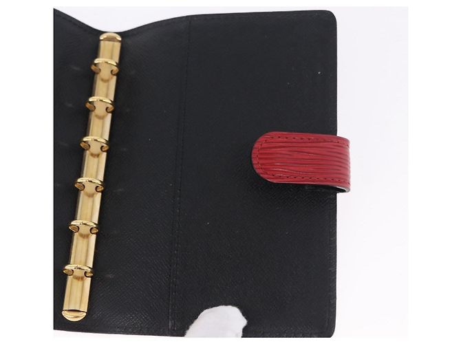 LOUIS VUITTON Epi Agenda PM Copertina Agenda Rossa R20057 LV Auth 193386 - vista 18
