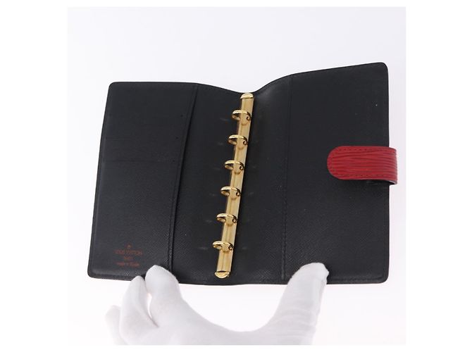LOUIS VUITTON Epi Agenda PM Copertina Agenda Rossa R20057 LV Auth 193386 - vista 8