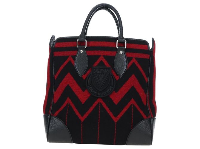 Borsa a mano LOUIS VUITTON Covervale in lana rossa M95241 LV Auth am12090SAV Rosso - vista 13