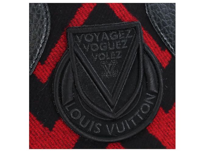 Borsa a mano LOUIS VUITTON Covervale in lana rossa M95241 LV Auth am12090SAV Rosso - vista 18