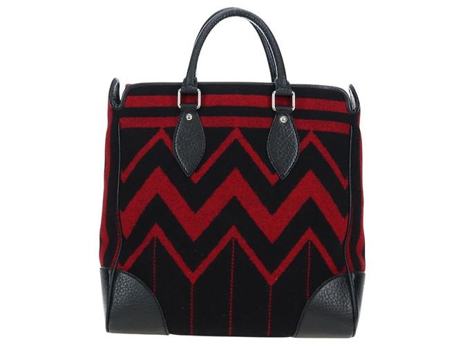 Borsa a mano LOUIS VUITTON Covervale in lana rossa M95241 LV Auth am12090SAV Rosso - vista 2