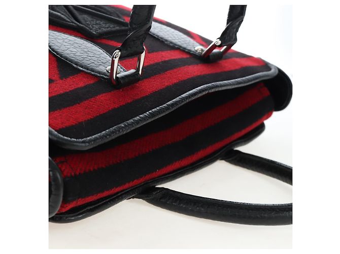 Borsa a mano LOUIS VUITTON Covervale in lana rossa M95241 LV Auth am12090SAV Rosso - vista 6