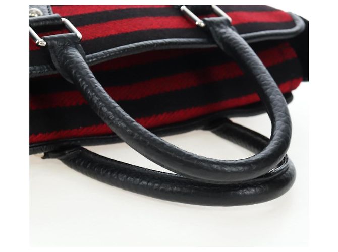 Borsa a mano LOUIS VUITTON Covervale in lana rossa M95241 LV Auth am12090SAV Rosso - vista 7