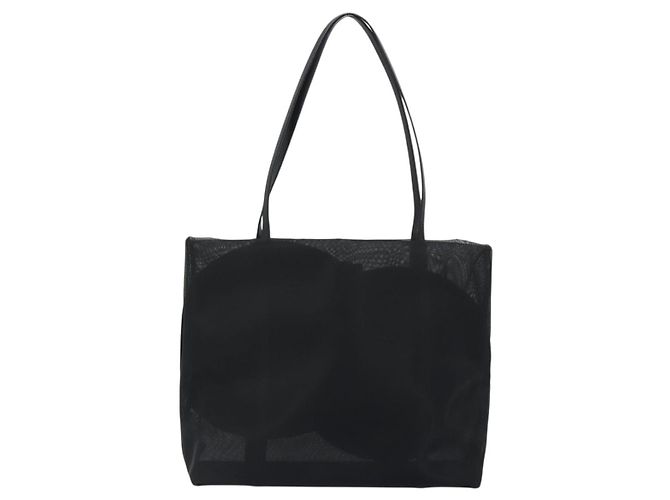 Bolso Tote Salvatore Ferragamo Nylon Brown Silver Auth bs36608A Castaño Plata - vista 2