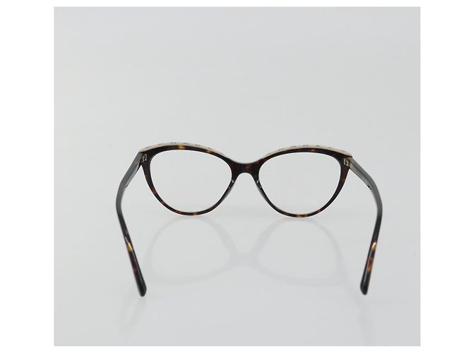 Gafas de sol CHANEL estampado carey de plástico marrón CC Auth BA14129 Castaño - vista 2
