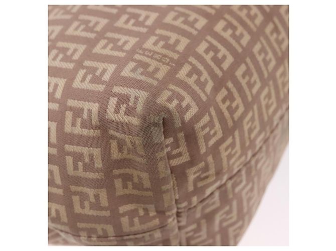 FENDI Zucchino Canvas Tote Bag Pink Gold Auth 192523 Golden - Ansicht 15