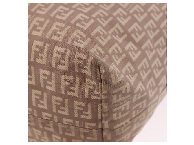 FENDI Zucchino Canvas Tote Bag Pink Gold Auth 192523 Golden - Ansicht 16