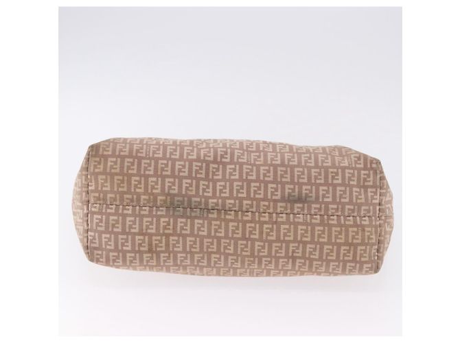FENDI Zucchino Canvas Tote Bag Pink Gold Auth 192523 Golden - Ansicht 6