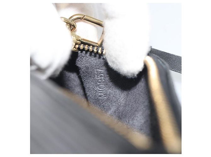 Pouch LOUIS VUITTON Epi Soufflot Nero LV Auth BA14322 - vista 12