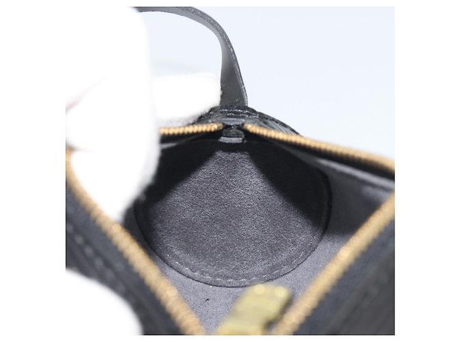 Pouch LOUIS VUITTON Epi Soufflot Nero LV Auth BA14322 - vista 19