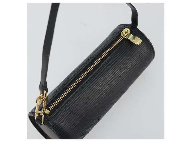 Pouch LOUIS VUITTON Epi Soufflot Nero LV Auth BA14322 - vista 6