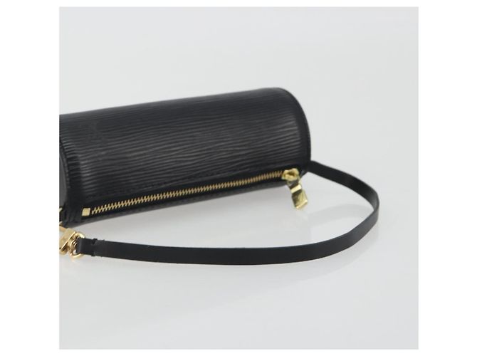 Pouch LOUIS VUITTON Epi Soufflot Nero LV Auth BA14322 - vista 7