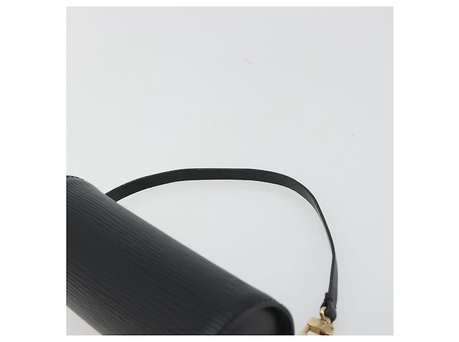 Pouch LOUIS VUITTON Epi Soufflot Nero LV Auth BA14322 - vista 8