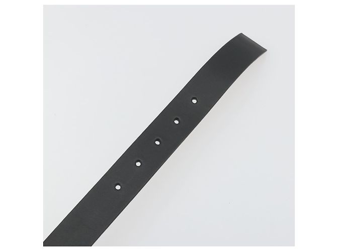 LOUIS VUITTON Cintura LV Stamp Belt Leather Black M6896 LV Auth BA14230A Nero - vista 9