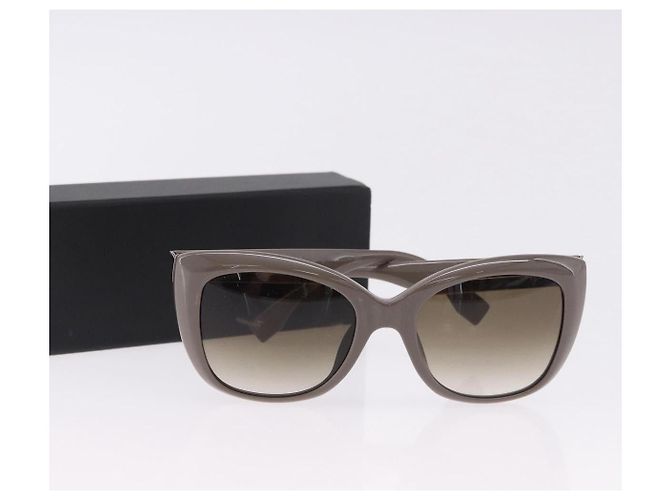 FENDI Sunglasses plastic Gray Auth 193596M Brown - view 12