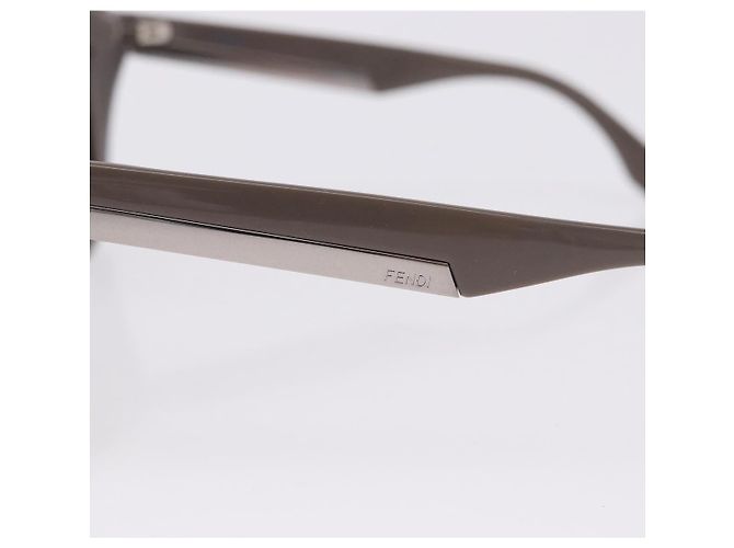 FENDI Sunglasses plastic Gray Auth 193596M Brown - view 6