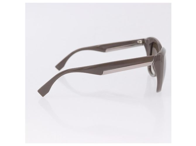 FENDI Sunglasses plastic Gray Auth 193596M Brown - view 7