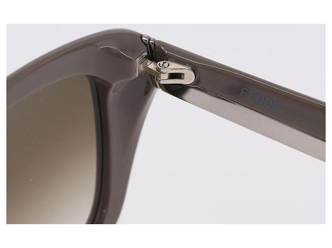 FENDI Sunglasses plastic Gray Auth 193596M Brown - view 9