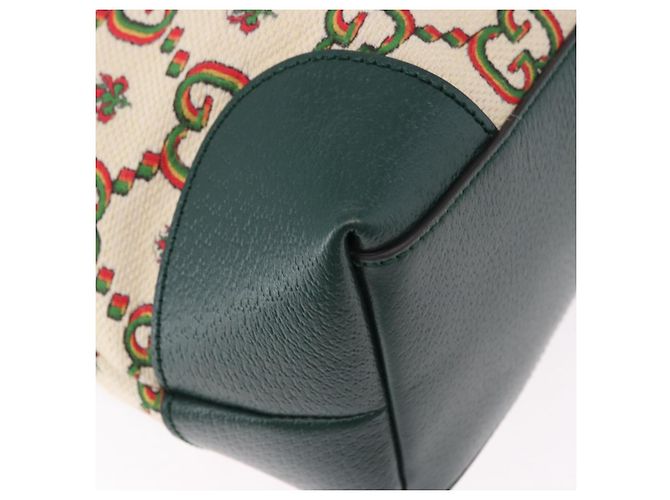Borsa Tote GUCCI Ofidia Canvas Green Gold 676681 Auth 192482V - vista 15