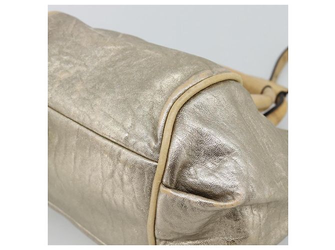 Chloé Borsa Chloe Etel in pelle 2way Gold Auth BA14652A D'oro - vista 16