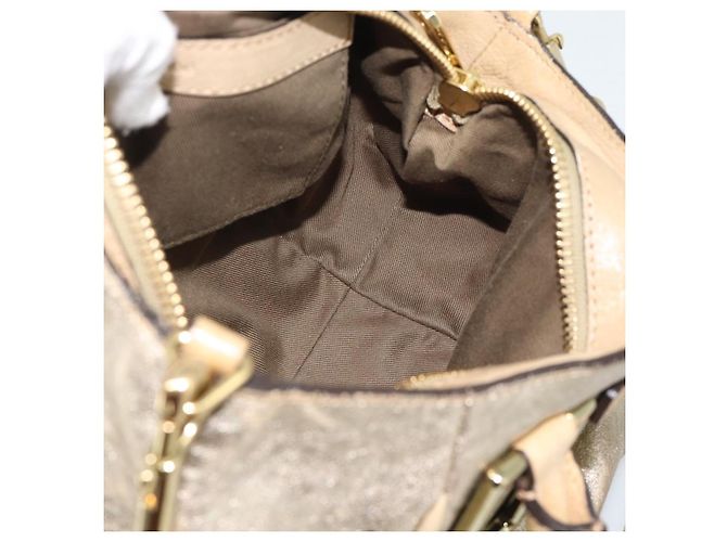 Chloé Borsa Chloe Etel in pelle 2way Gold Auth BA14652A D'oro - vista 20