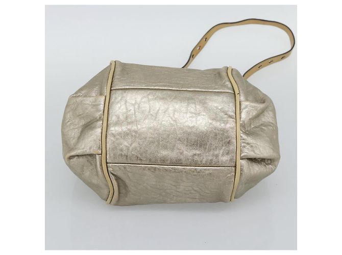 Chloé Borsa Chloe Etel in pelle 2way Gold Auth BA14652A D'oro - vista 5