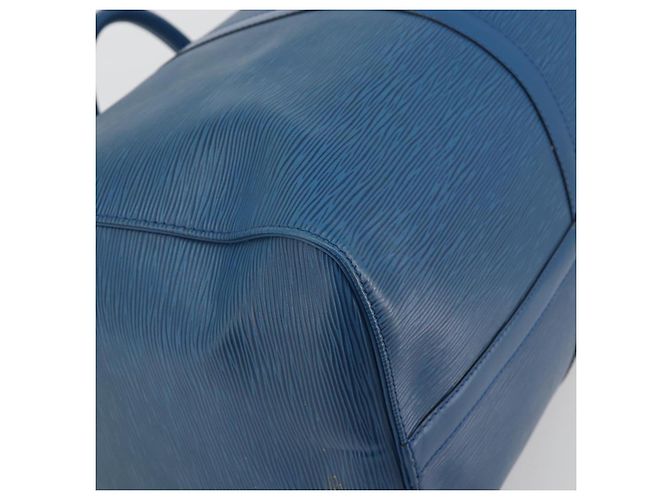 LOUIS VUITTON Epi Keepall 50 Boston Bag Blue M42965 LV Auth 193878A - vista 16