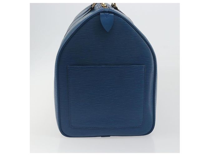 LOUIS VUITTON Epi Keepall 50 Boston Bag Blue M42965 LV Auth 193878A - vista 3