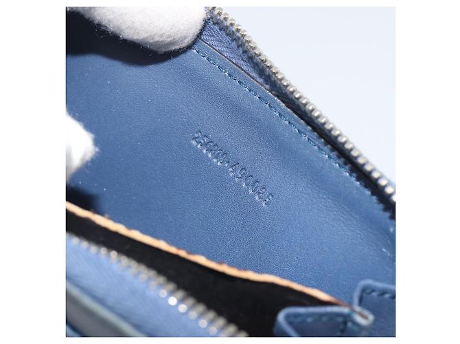 Monedero GUCCI GG Canvas Guccissima de cuero Navy Silver 256810 Auth 192547 - vista 12