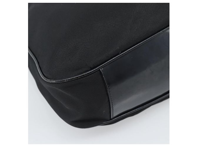 Borsa a mano GUCCI Bamboo Nylon 2way Nero Argento 001 1705 1577 Auth gh2326 - vista 16